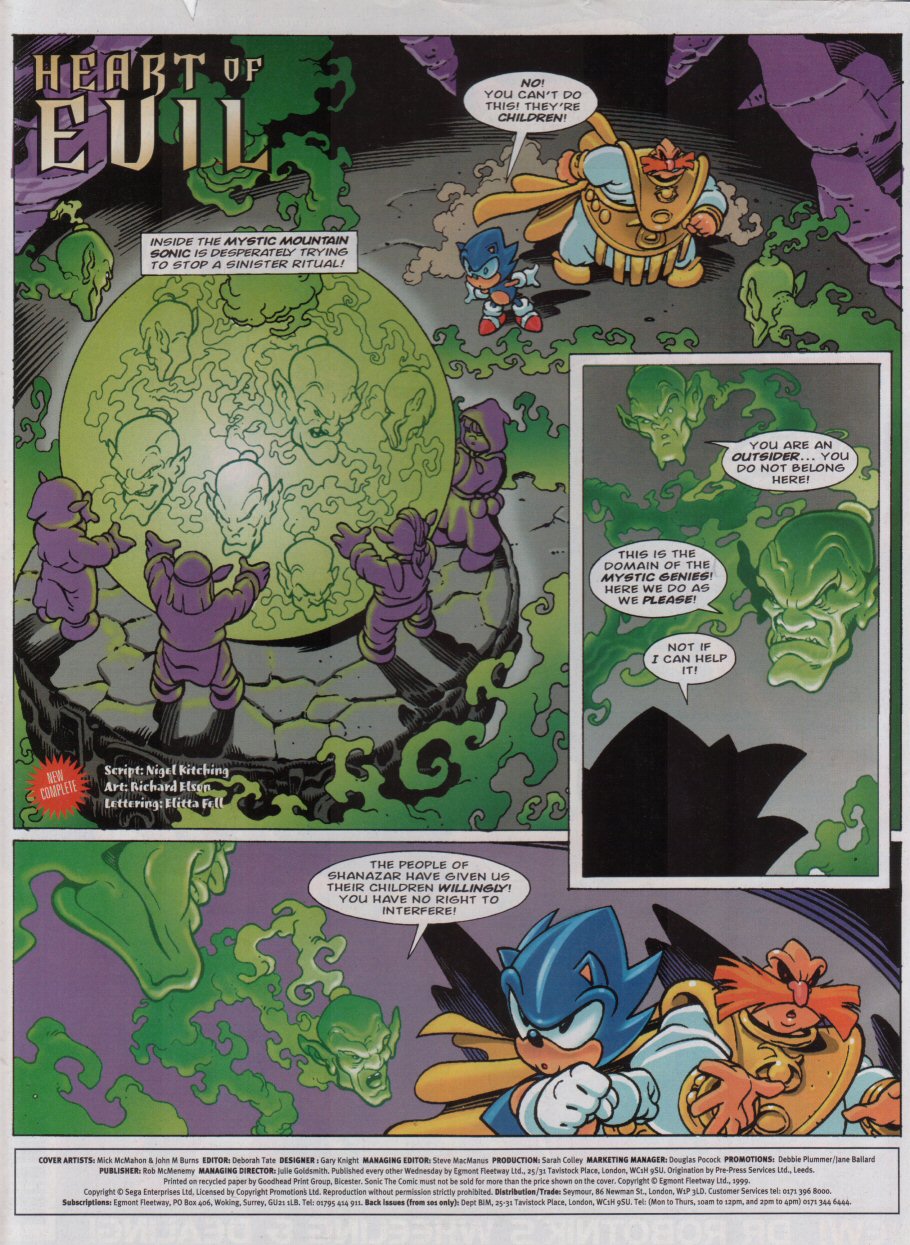 Sonic - The Comic Issue No. 153 Page 1
